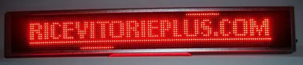 Display MiniLED rosso