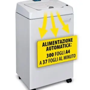 KOBRA AF1 C4 Distruggidocumenti Professionale con Alimentazione Automatica