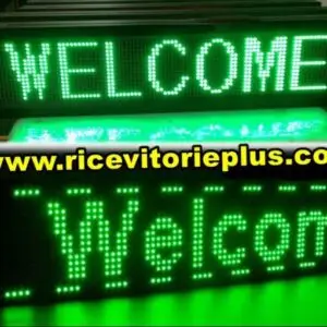 Display a LED scorrevole semi esterno