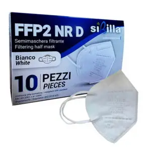 FFP2 bianco Italia 10 pz