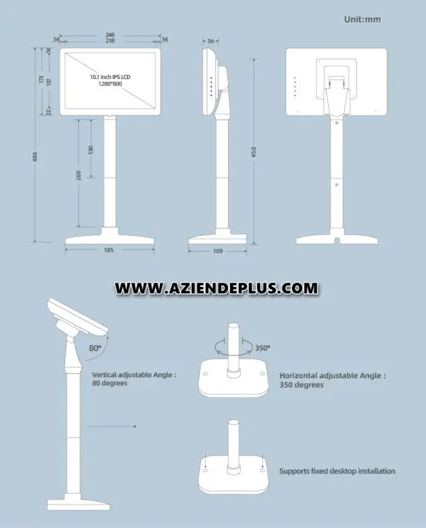 monitor di cortesia per Glory